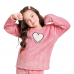 CONJUNTO DE PIJAMA BLUSAO E CALCA EM TECIDO FLEECE FAKINI