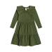 VESTIDO GOLA LAÇO VERDE J5498