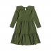 VESTIDO GOLA LAÇO VERDE J5498