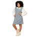 Momi vestido azul celeste com gola H4967