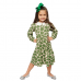 Vestido Verde com Corações J5508