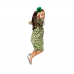 Vestido Verde com Corações J5508