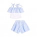 Conjunto Momi Blusa Ciganinha e Shorts Xadrez H4887 