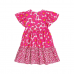 Vestido Pink Magenta Floral Momi H4832