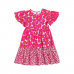 Vestido Pink Magenta Floral Momi H4832