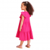 Vestido Pink com Babados J5456