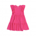 Vestido Pink com Babados J5456