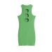 Vestido Ribana Abertura Costas Green T8981