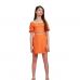 Vestido Laranja Double Authoria R3786
