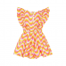 Vestido Macaquinho com Babados de Ondas Momi J6079