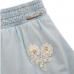 Saia Short Jeans com Perolas Pituchinhus 28204