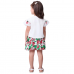 Conjunto Momi Blusa e Saia Morangos J6106