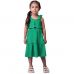 Vestido Momi Babado com Strass Verde J5884