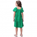 Vestido Momi Laço Verde com Brilho H5571