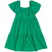 Vestido Momi Laço Verde com Brilho H5571