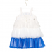 Vestido Mon Sucre Tule Branco e Azul 51 13 31 25 112