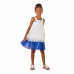 Vestido Mon Sucre Tule Branco e Azul 51 13 31 25 112