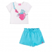 Conjunto Momi Morangos Blusa E Short J6073