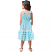 Vestido Momi Xadrez Azul H5602