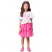 Conjunto Momi Blusa e Saia de Tule Rosa com glitter H5711