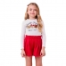 Conjunto Momi Blusa e Short Vermelho H6196