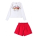 Conjunto Momi Blusa e Short Vermelho H6196