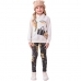Conjunto Momi Blusa Urso Moletom e Legging H6134