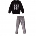 Conjunto Momi Blusa Moletom e Legging Brilhosa H6169