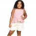 Conjunto Momi Listrado Vermelho e Branco H5722