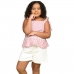 Conjunto Momi Listrado Vermelho e Branco H5722
