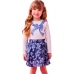 Conjunto Mini Momi Blusa Ml Com Saia J6538