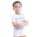 Conjunto Lamon Camiseta Branca e Bermuda Mostarda 30760