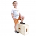 Conjunto Lamon Camiseta Branca e Bermuda Mostarda 30760