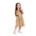 Vestido Manga Longa Cabeça Ursos J6177