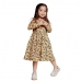 Vestido Manga Longa Cabeça Ursos J6177