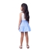 Conjunto Momi Saia Azul E Regata H6685