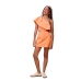 Conjunto Iam Authoria Top E Short Saia Laranja R5451