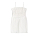 Vestido Iam Off White Tule Com Brilhos R4654