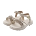 Sand&aacute;lia Molekinha Detalhe Brilhante Off-white 35312