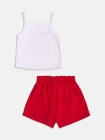 Conjunto Momi Blusa Regata Cherry e Shorts 