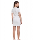 Vestido Branco Off Malha Tricot