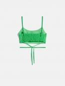 BLUSA CROPPED CORSET VERDE CYBER