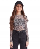 CONJUNTO BLUSA TULE COM TOP