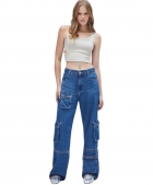 CALCA WIDE CARGO JEANS