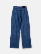 CALCA WIDE CARGO JEANS