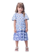 Vestido Mini Momi Floral Azul J6693