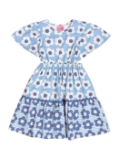 Vestido Mini Momi Floral Azul J6693
