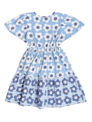 Vestido Mini Momi Floral Azul J6693