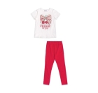 Conjunto Momi Blusa E legging Laço Cherry H6692