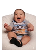 Macacão Bebê Divertto Listrado 16108